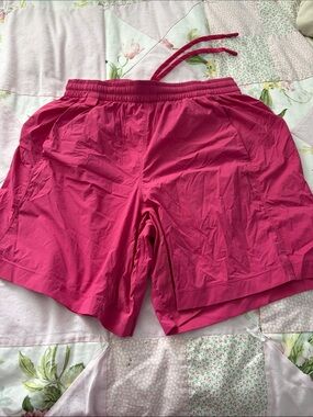lululemon athletica Hot Pink Drawstring Athletic Shorts